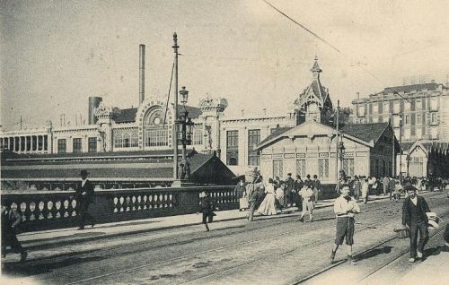 Puente-del-Arena-y-estaciones-Tarjeta-posta-Ladáburu-Foto-H.yM.M-1900-Archivo-Histórico-Ferroviario